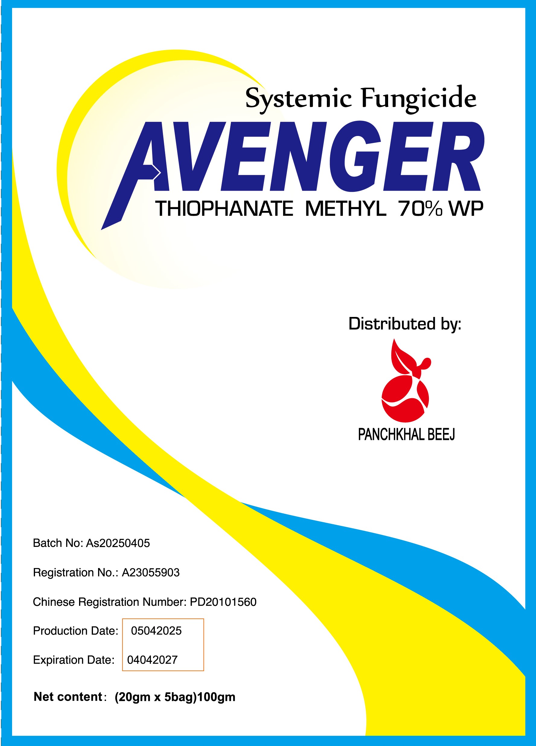 Avenger (Thiophanate Methyl 70% WP)