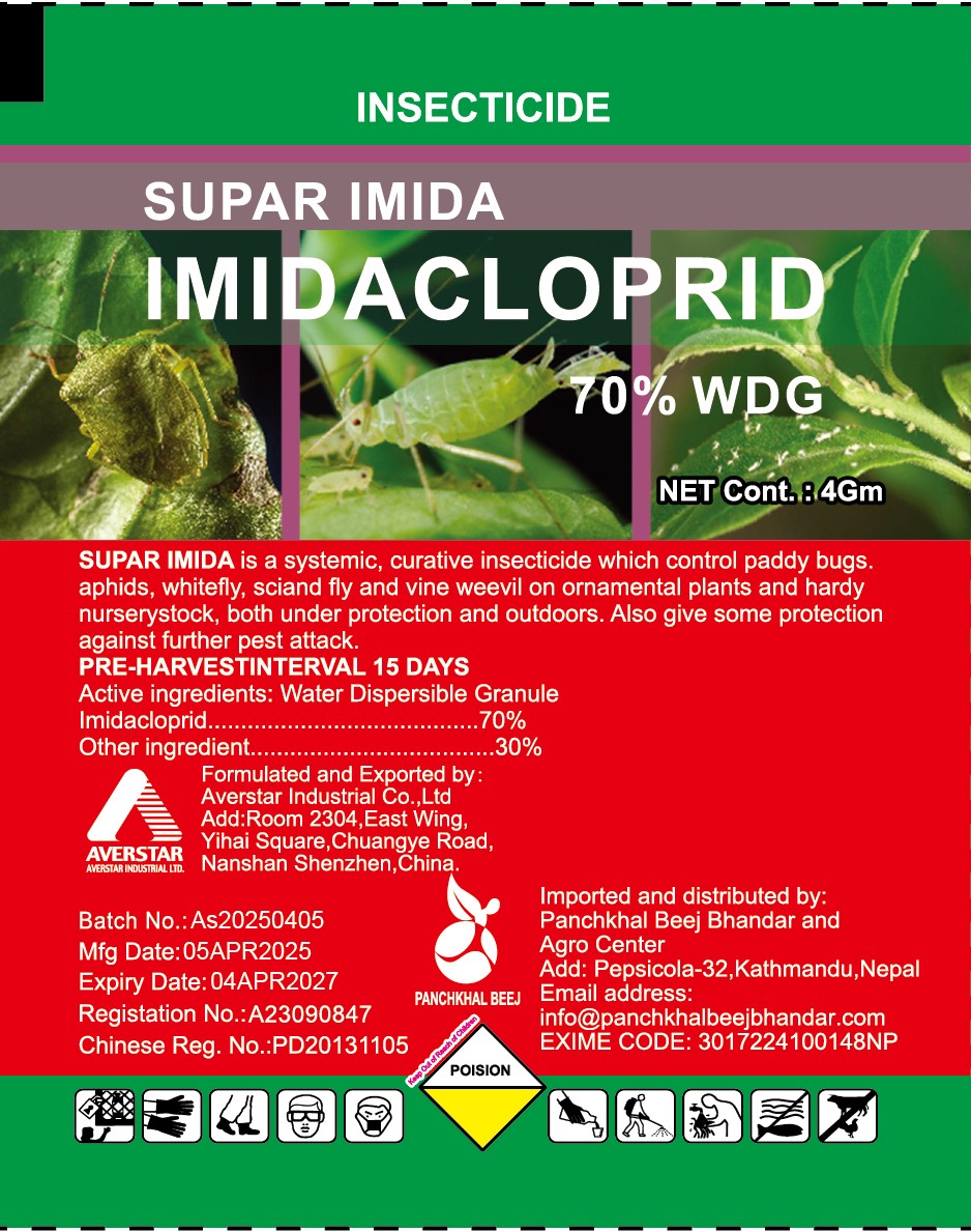 Super Imida (Imidacloprid 70% WDG)